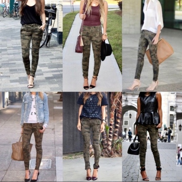 ZARA Camoflauge Jegging Skinny Jeans Size 23 - Picture 11 of 11